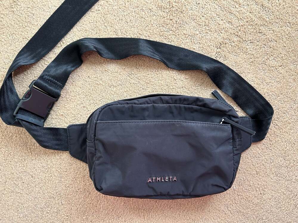 Athleta Black Belt Bag Waist Pack